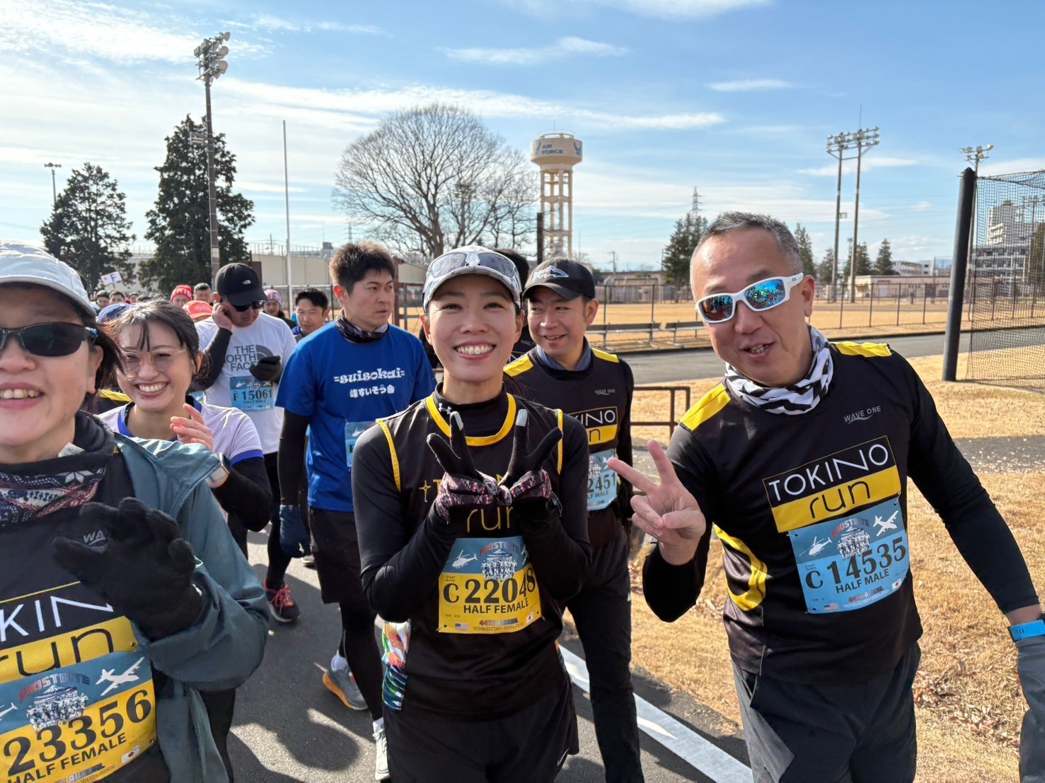 毎年恒例！真冬に走るハーフマラソンin横田基地