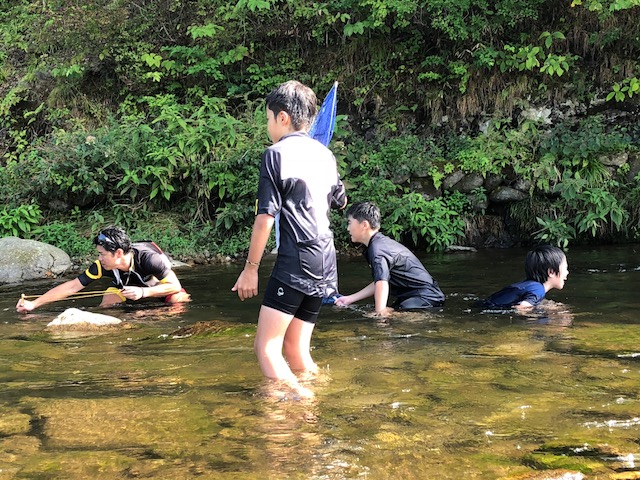 <p>夏休みは、やっぱりこれ！！サイクルジャージを着たまま、川にドッポーン！！最高に気持ちのいい時間。</p>